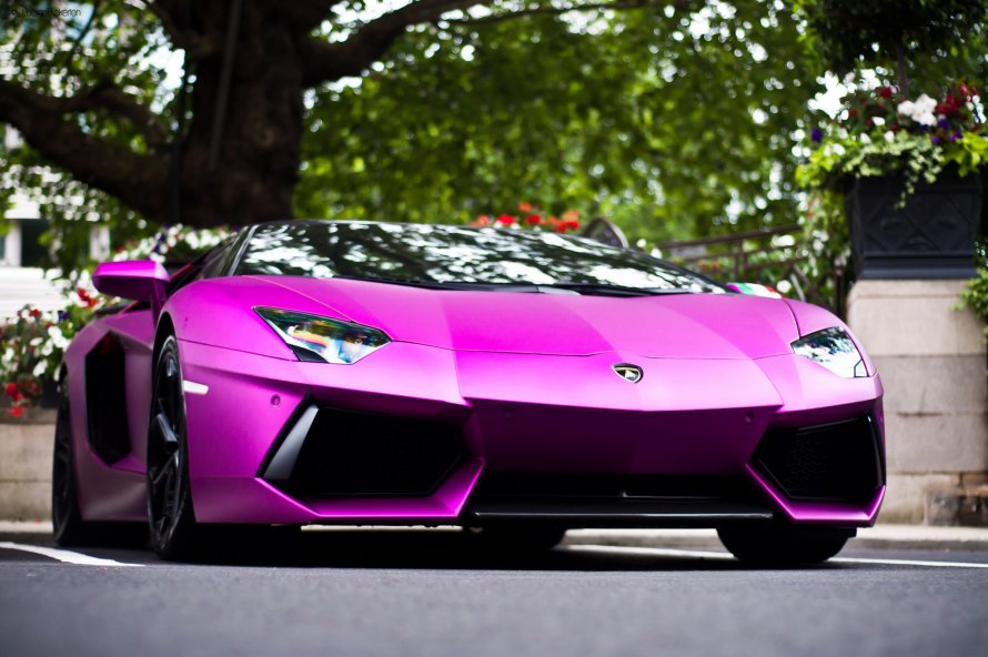 Lamborghini Aventador lp700-4 розовая