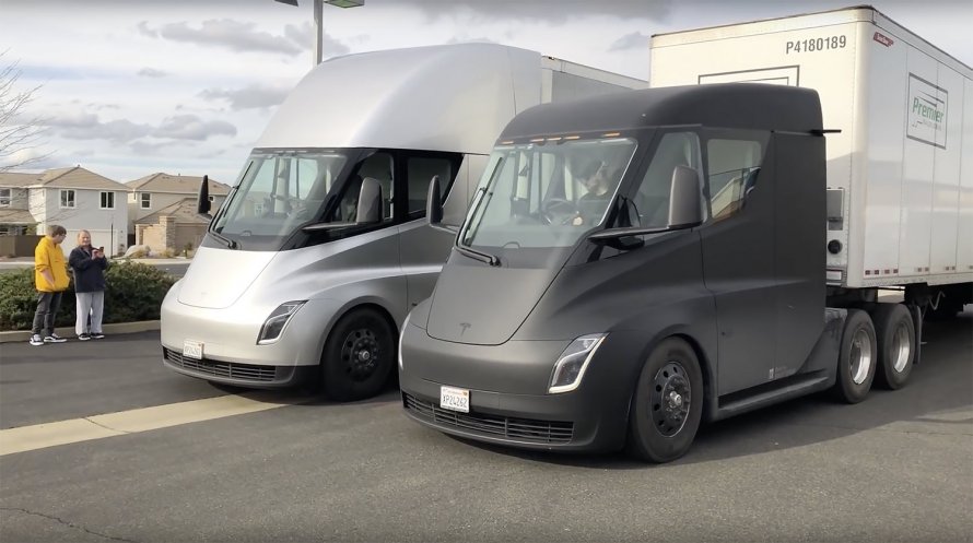 Прицеп к Tesla Semi