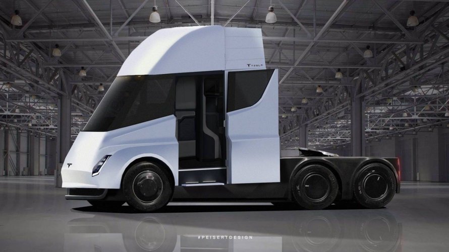 Грузовик Tesla Semi-Truck