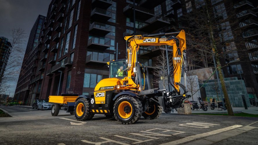 Колесный экскаватор JCB js160w