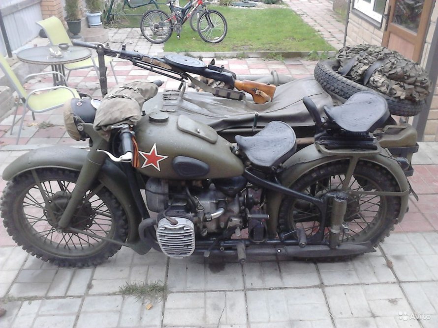 Военный мотоцикл Урал м72