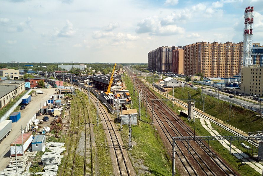 Вокзал города Железнодорожный Московской области