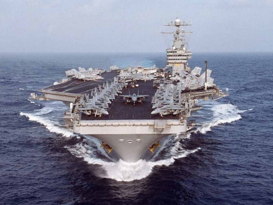The Royal Navy showed off its HMS Queen Elizabeth aircraft Carrier to Japan's