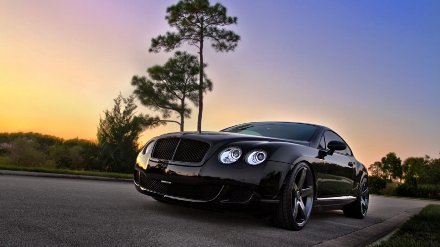 Bentley Continental черный