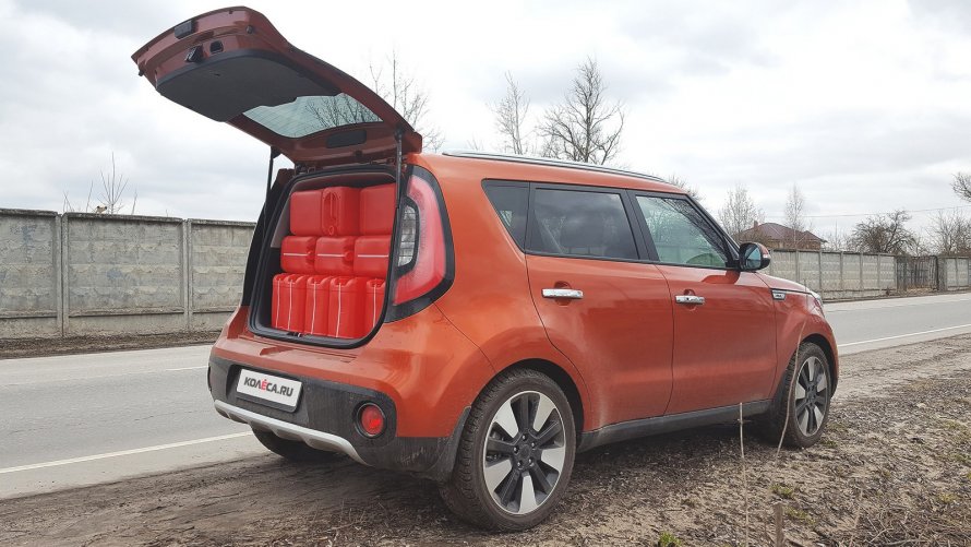 Kia Soul 2016 багажник