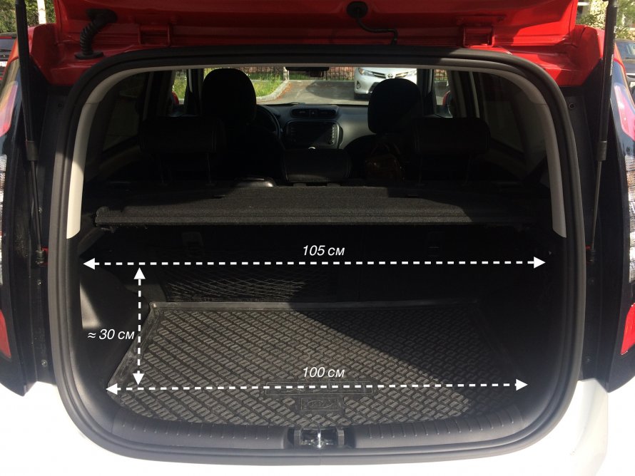 Kia Soul 2019 багажник