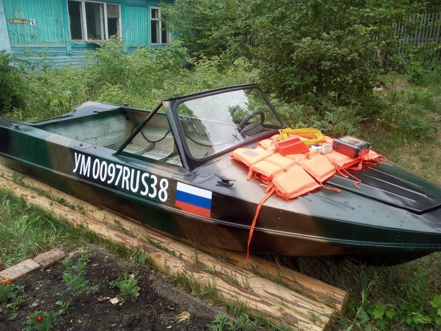 Покраска лодки из алюминия