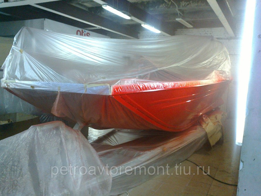 Покраска катера полиуретановой краской