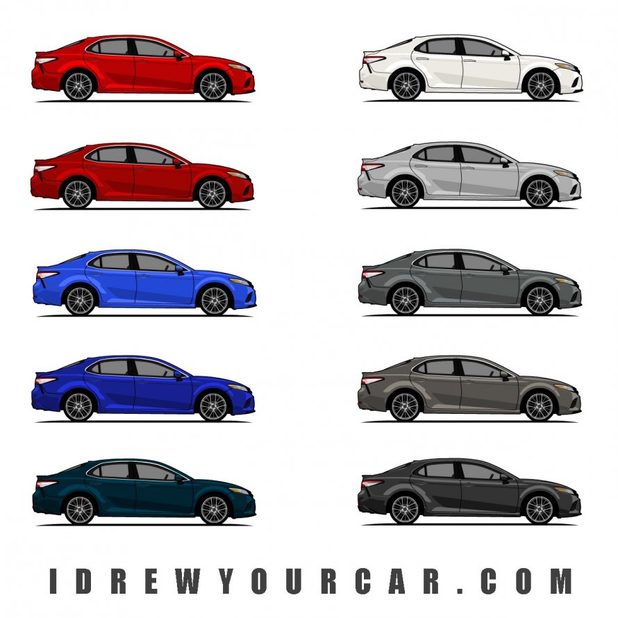 Toyota Camry цвет кузова 4s2