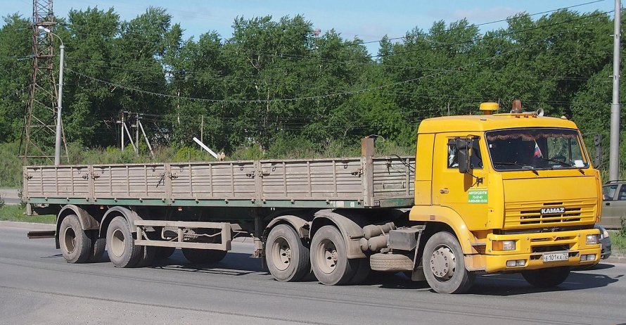 МАЗ открытый полуприцеп 13,6 м