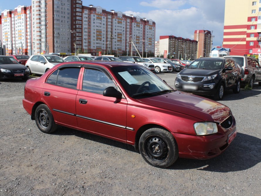 Hyundai Accent 2008 красный