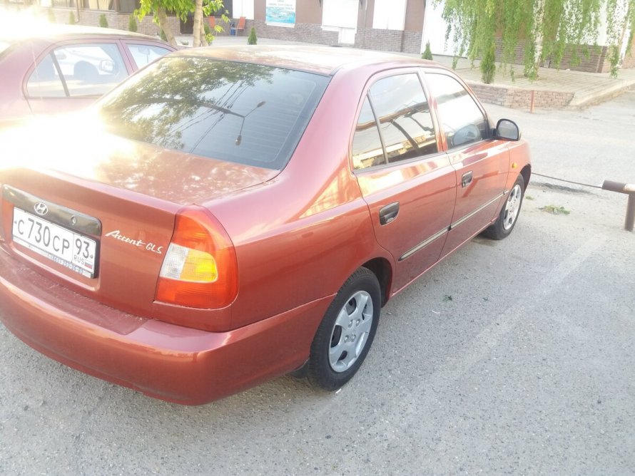 Hyundai Accent 2006 ТАГАЗ код краски
