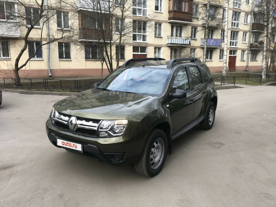 Renault Duster серебристый