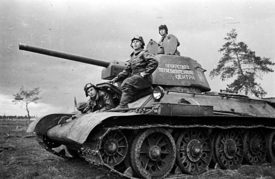 Т-34 1-Й Гвардейской танковой бригады