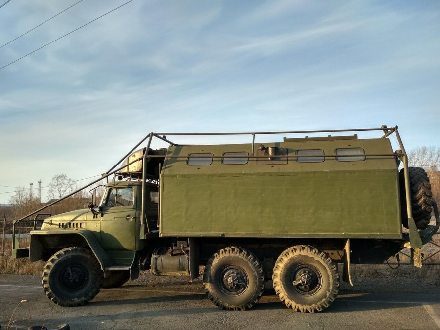 Дизельный Урал 4320 кунг