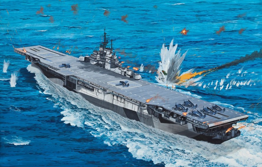 Авианосец USS Интрепид 1943