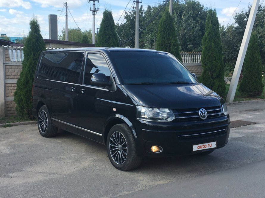 VW t5 Multivan черный