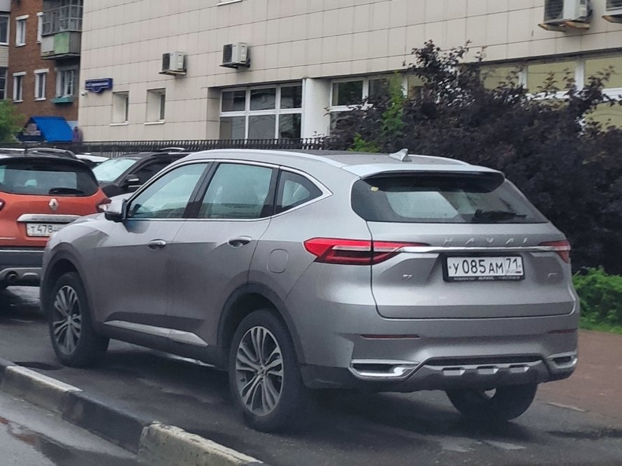 Haval f7 серебристый