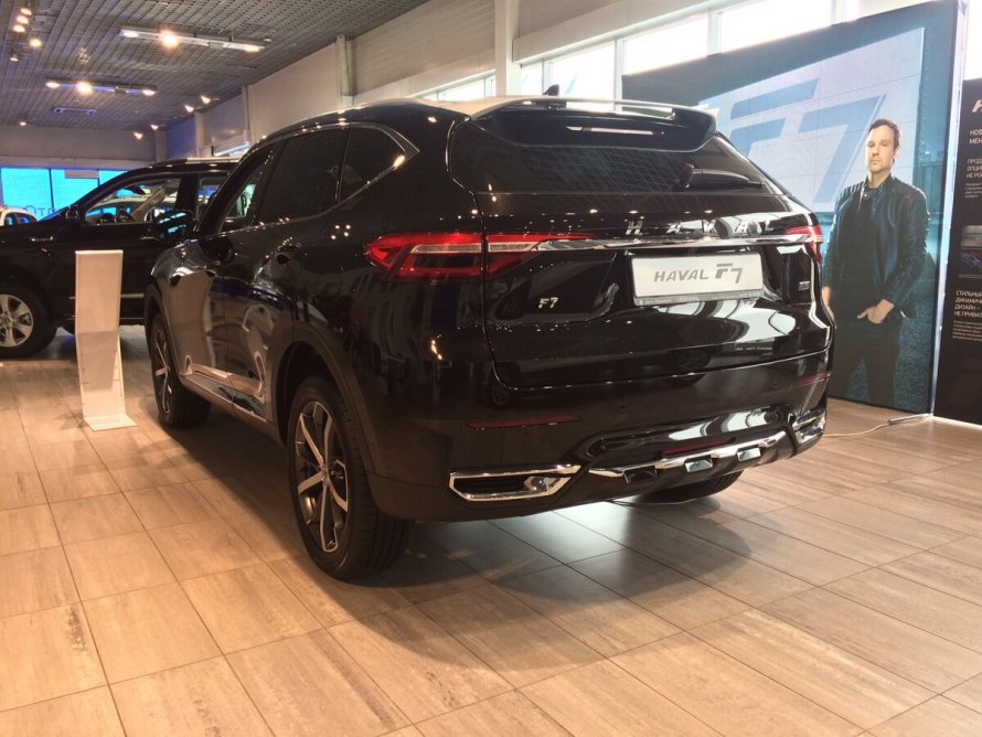 Haval f7 черный антихром