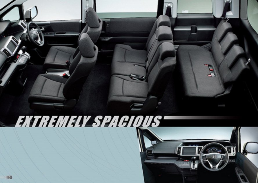 Honda Stepwgn spada 2017 салон