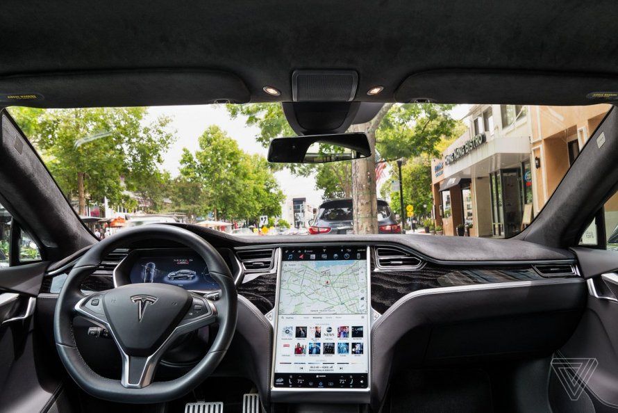 Tesla model x 100d салон