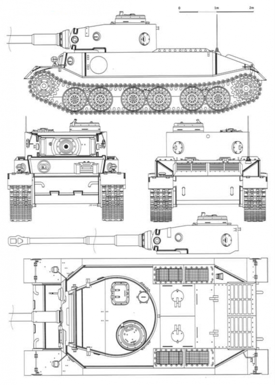 Чертеж tiger p