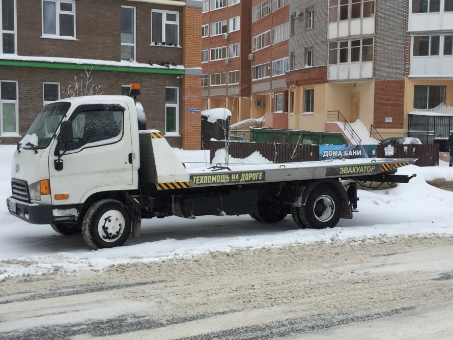 Эвакуатор с КМУ Hyundai HD 78