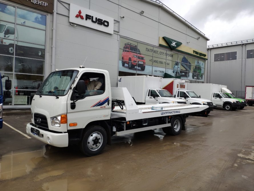 Эвакуатор Hyundai hd78 зеленый