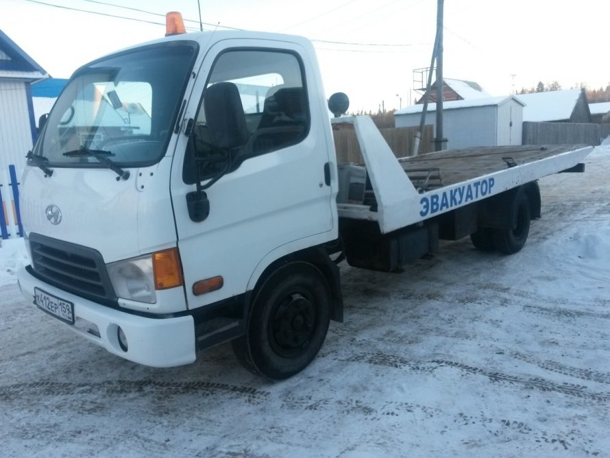 Эвакуатор с КМУ Hyundai HD 78