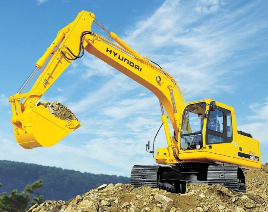 Гусеничный экскаватор Hyundai r180