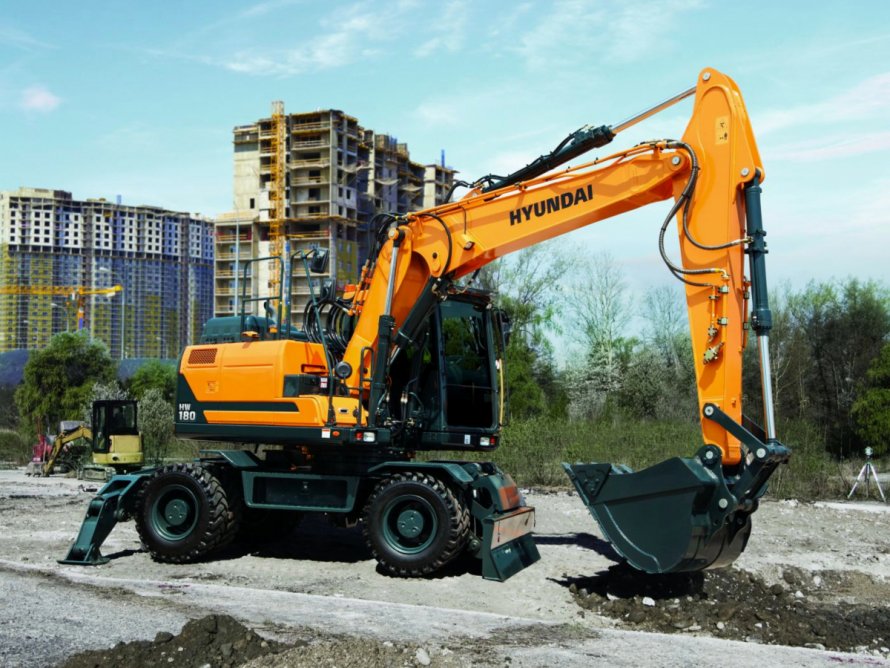 Экскаватор Hyundai 180w-9s
