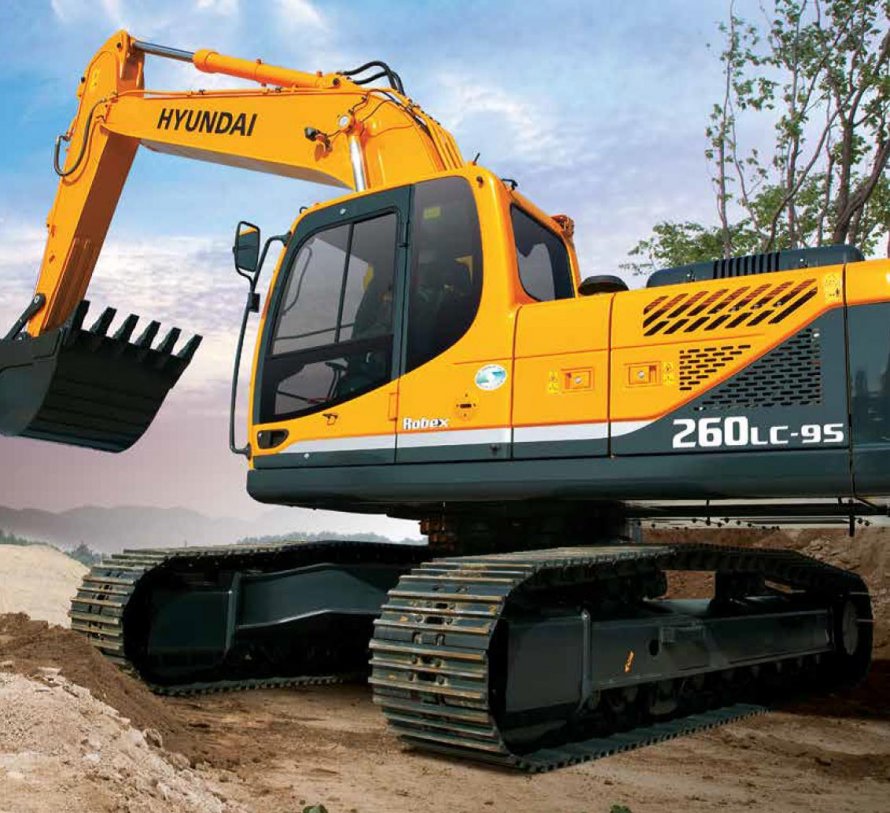 Гусеничный экскаватор Hyundai r260lc-9s