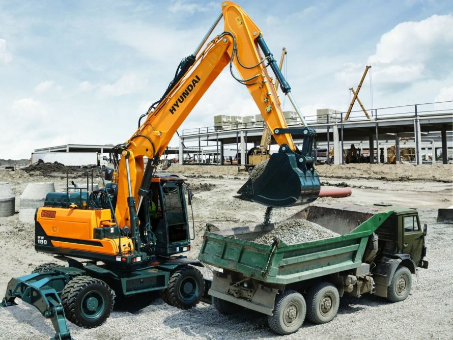 Экскаватор Hyundai r180w-9s