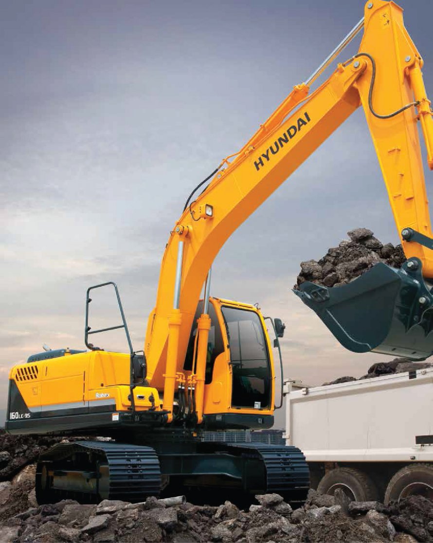 Экскаватор гусеничный Hyundai r160lc
