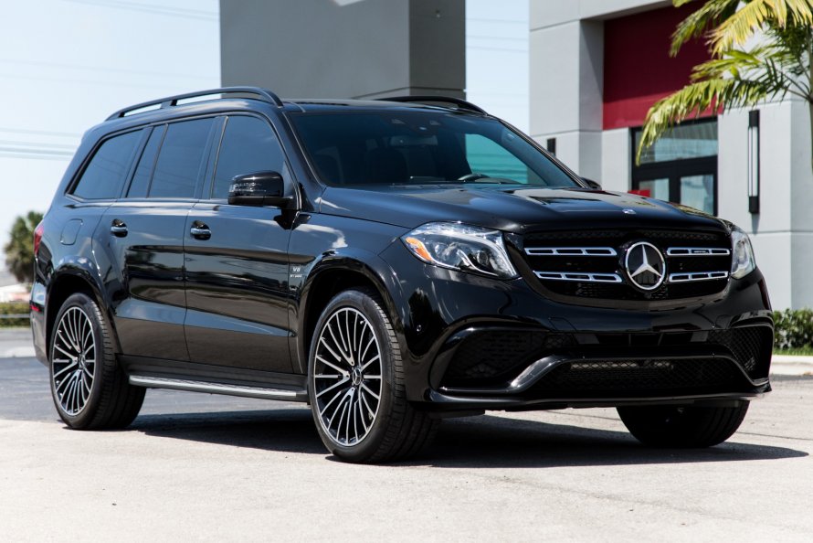 Мерседес АМГ 63 черный GLS