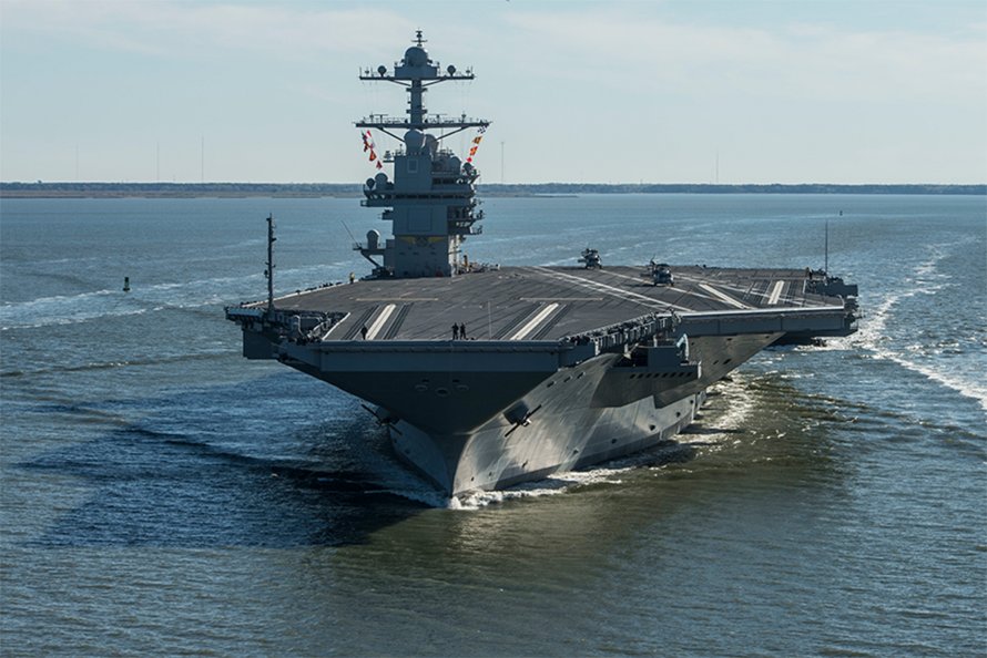 USS Kitty Hawk и USS John f. Kennedy фото со спутника