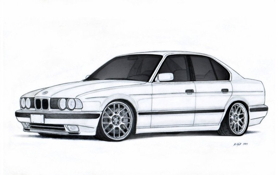 BMW e39 vector