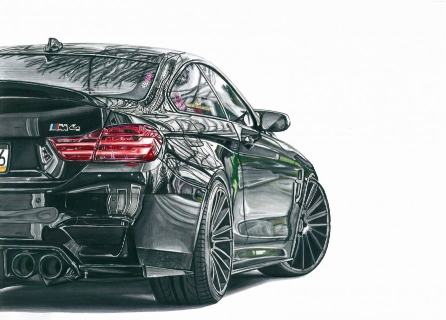 BMW m4 арт