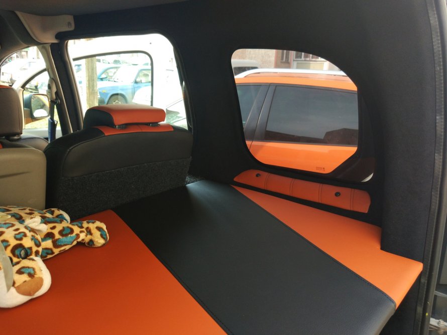 Renault Kangoo 1 переделка салона