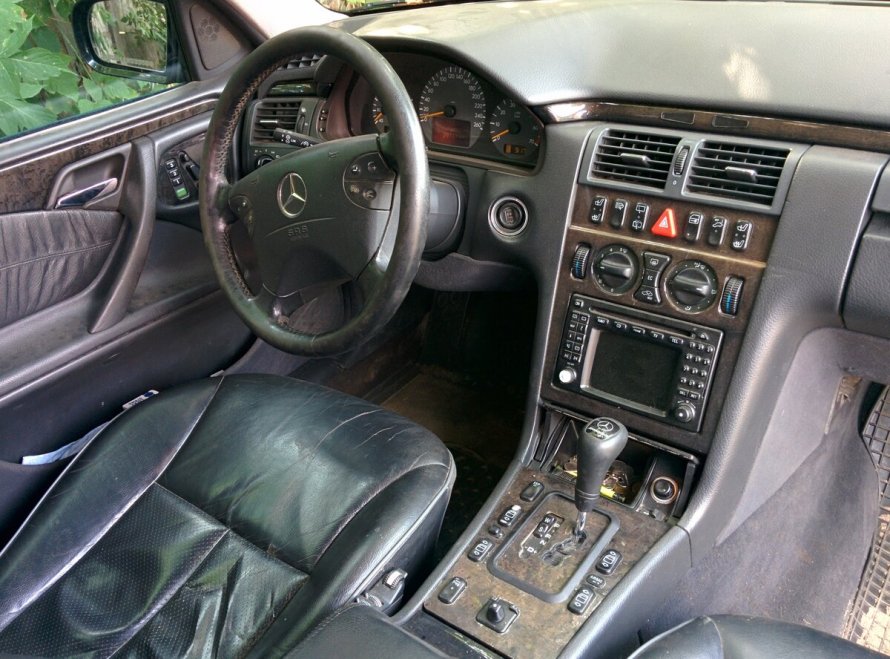 Mercedes w210 салон кожа