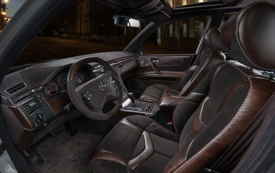 Mercedes w210 салон белый