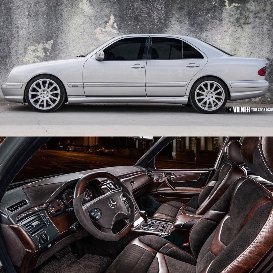 Mercedes Benz e55 w210 салон
