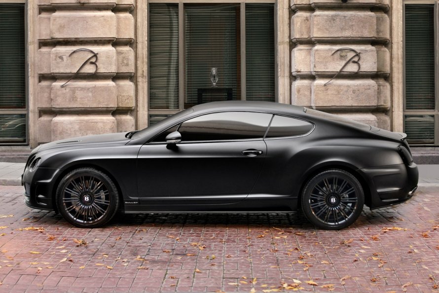 Bentley Continental gt черный матовый