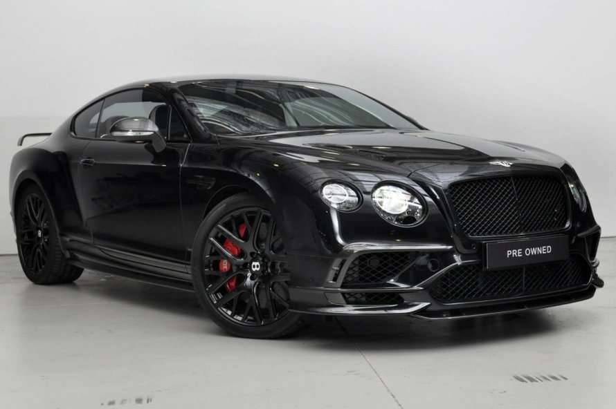 Bentley Continental gt черный Sport