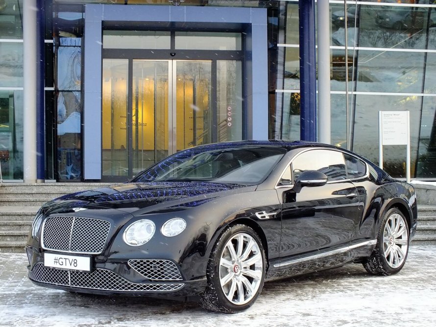 Bentley Continental gt v8 черная