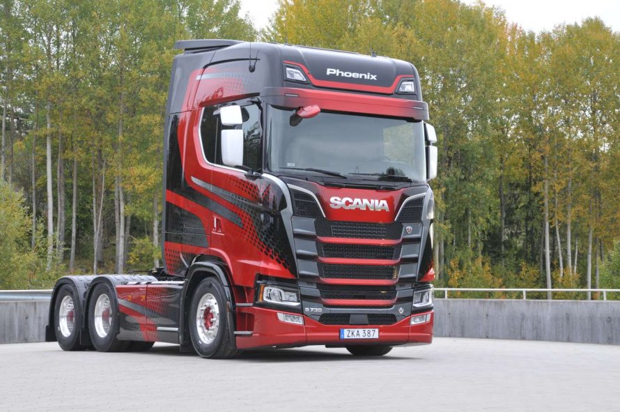 Scania s730 6х4 тягач