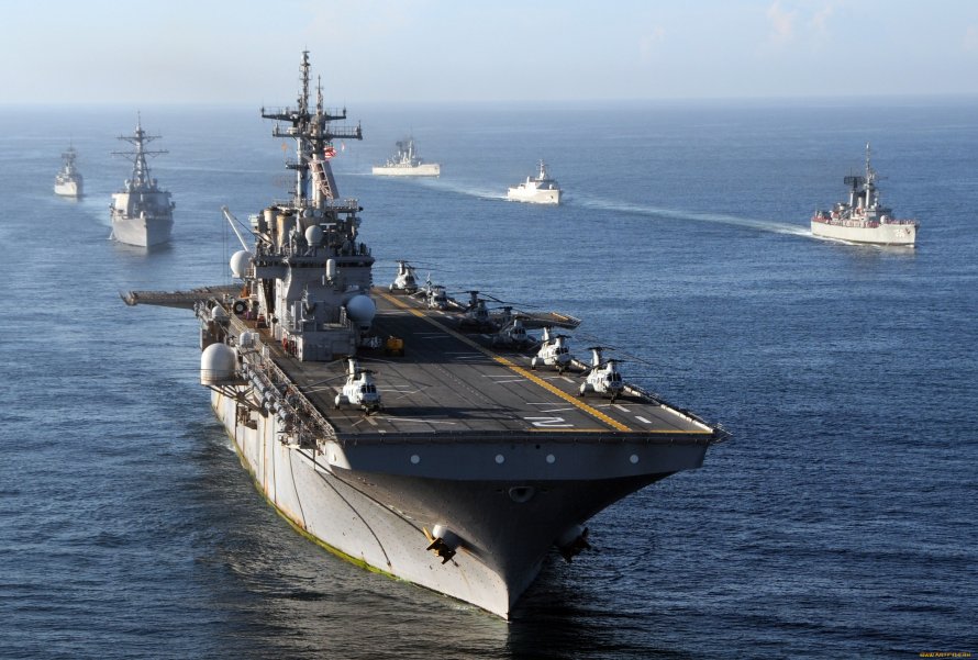 USS Эссекс (LHD-2) морская пехота