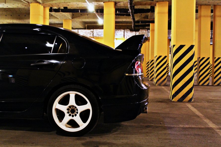 Honda Civic 4d черные диски