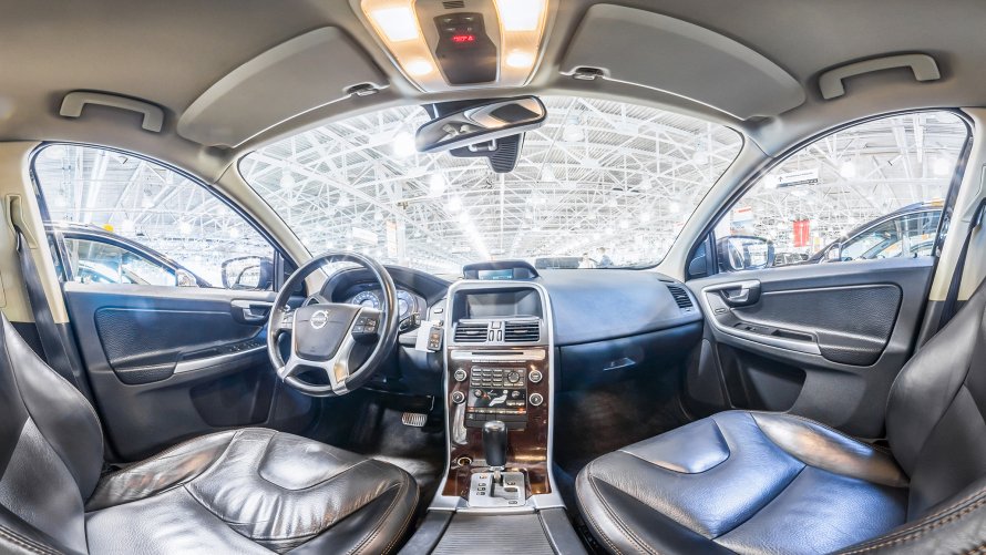 Volvo xc60 черный салон