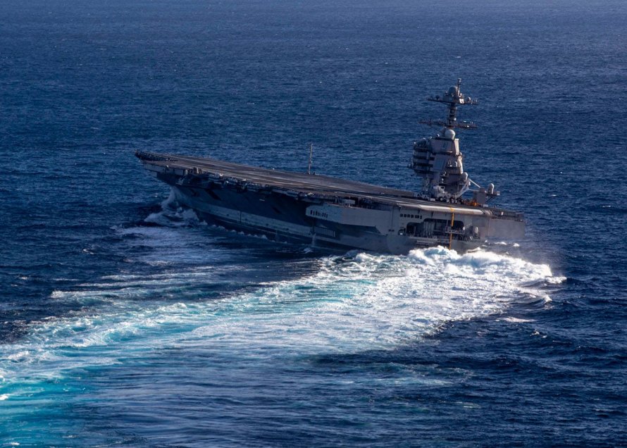 Авианосец USS Gerald r. Ford